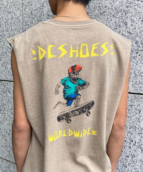 タンクトップ DC/ディーシー タンクトップ スカル バックプリント ピグメント DSL242017 メンズ レディース | DC SHOES | 12