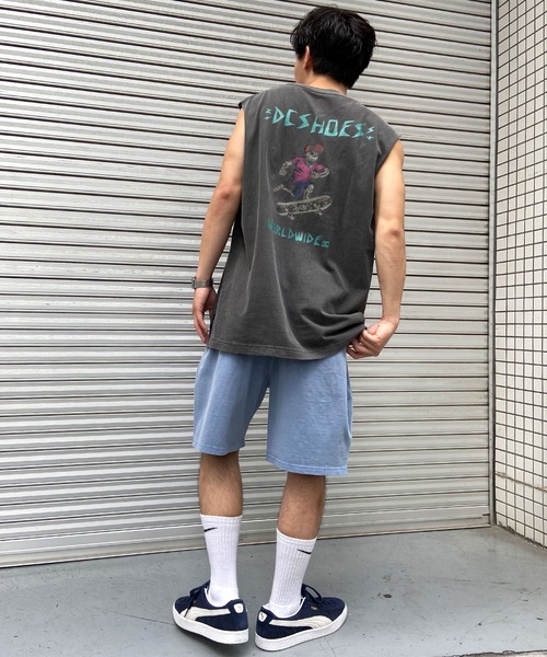 タンクトップ DC/ディーシー タンクトップ スカル バックプリント ピグメント DSL242017 メンズ レディース | DC SHOES | 08