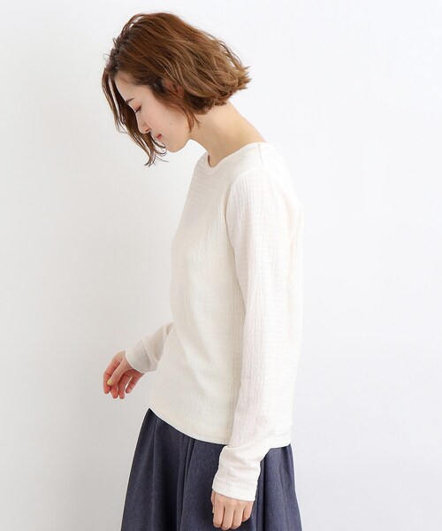 クルーネック プルオーバードレス シフォン ルーズシルエット シフォンワンピースドレス/レイヤード/透け感/谷間見せ/背中隠し