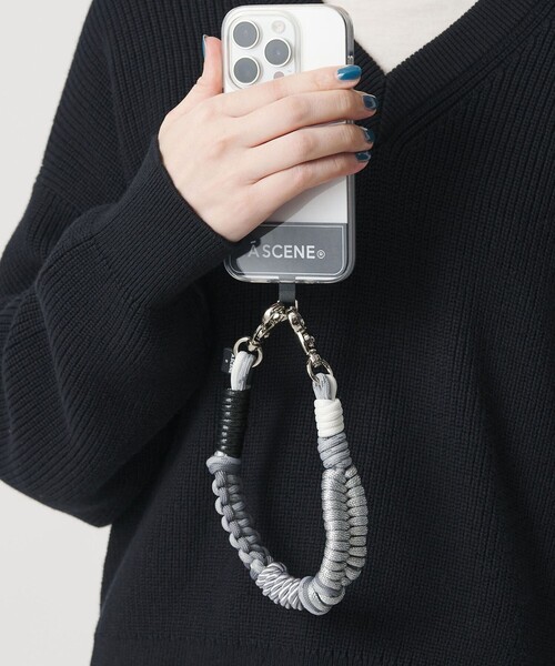 A SCENE（エーシーン） 「A SCENE」Design paracord strap/スマホ