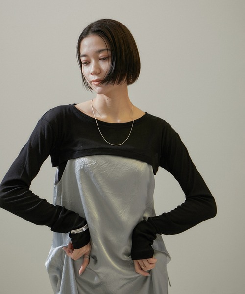 nu=layerジェントルVネックシアーTシャツ nu=layerジェントルVネックシアーTシャツ (トップス / Tシャツ