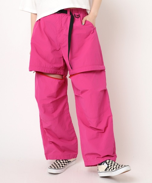 URCH RNA ⿻ 美品 カラーパンツ ルーズ ボールパンツ ワイドパンツ 春 独特の素材 URCH RNA ⿻ 美品 カラーパンツ ルーズ ボールパンツ