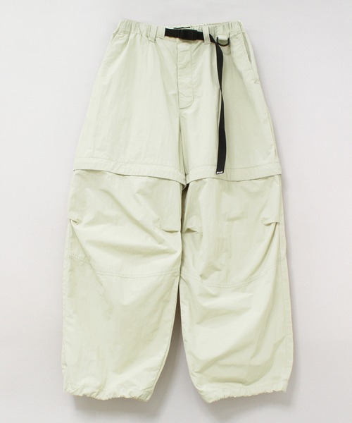 URCH RNA ⿻ 美品 カラーパンツ ルーズ ボールパンツ ワイドパンツ 春 ライトストレッチベルトつきワイドパンツ 49AV JUNKO SHIMADA