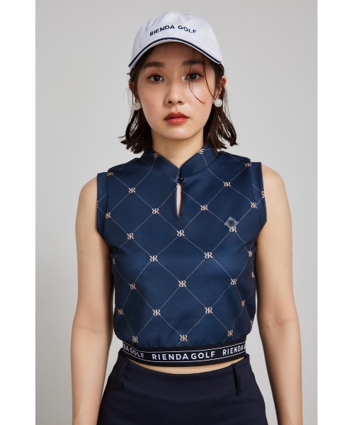 RIENDA GOLF（リエンダ ゴルフ） tシャツ 「RIENDA GOLF」モックネック