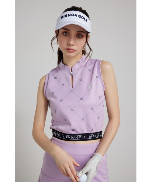 RIENDA GOLF（リエンダ ゴルフ） tシャツ 「RIENDA GOLF」モックネック