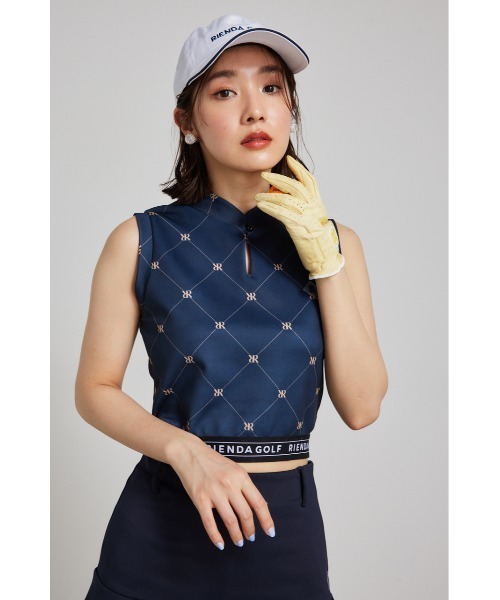 RIENDA GOLF（リエンダ ゴルフ） tシャツ 「RIENDA GOLF」モックネック