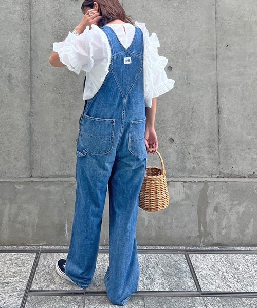 HEILIS ブラウス シャツ TCブロードフリルブラウス レディース