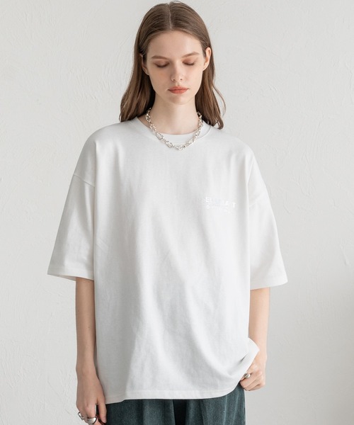selle glant tシャツ SILVER PRINT LOGO TSHIRT/シルバー