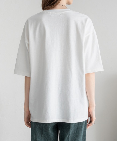 シルバープリントロゴTシャツ リベリー Riberry It's BEST 箔シルバープリントロゴTシャツ