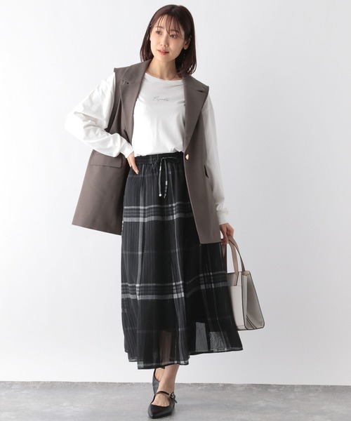 GLOBAL WORK（グローバルワーク） tシャツ ヘビロッTEEプリントロング