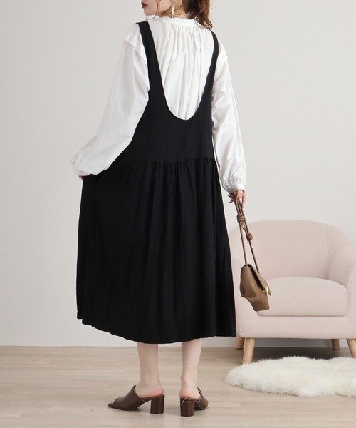 ジャンパースカート A.N.L ノースリーブジャンスカ : ZOZOTOWN Yahoo