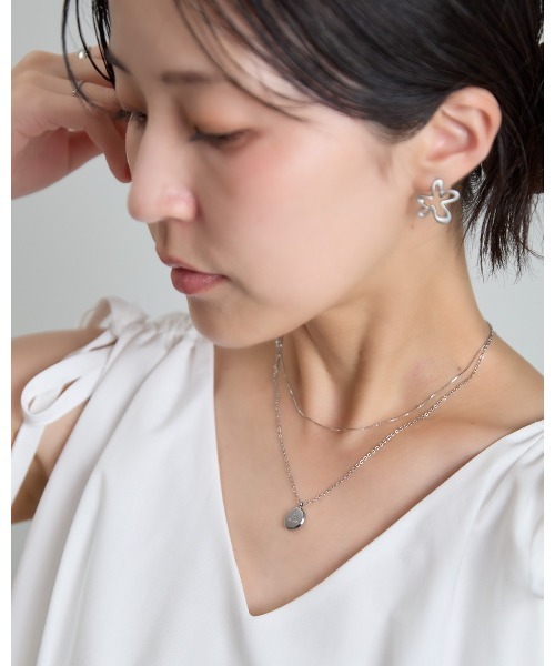 アレルギー対応 ネックレス シンプルラウンドネックレス レディース