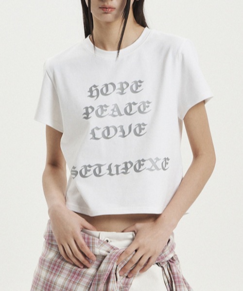 tシャツ SETUP EXE／ホープラブピースT レディース