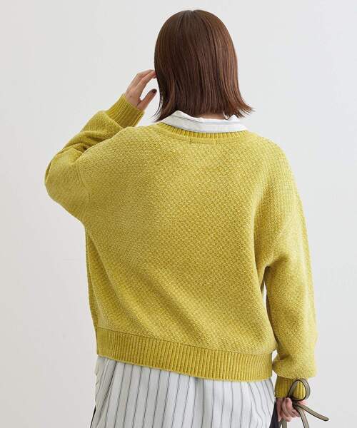 Green Parks（グリーンパークス） ニット セーター ベロアモールモック