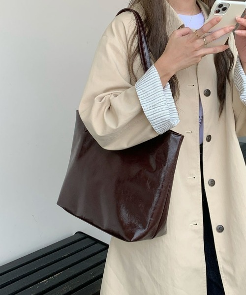 gossip!ロサンゼルス トートバッグ Y2K大容量トートバッグ 無地