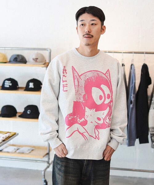 BEAMS T トレーナー スウェット A.CE / Sweatshirt メンズ レディース 