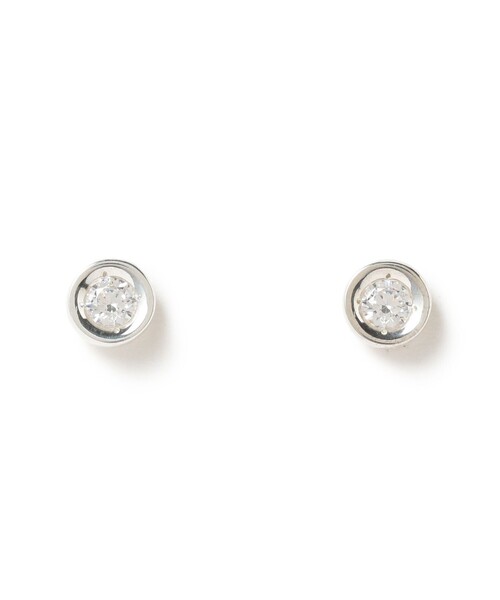 Ray BEAMS（レイ ビームス） ピアス シルバー CZ ピアス レディース 