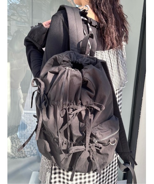merry jenny デイバック リュック gather ribbon back pack