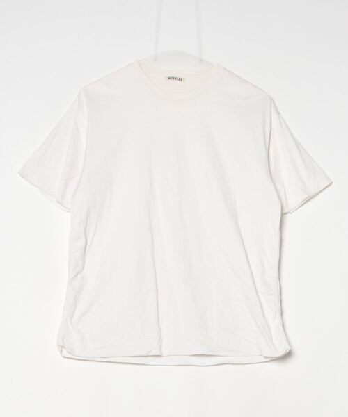 AURALEE 「AURALEE」 半袖Tシャツ 3 ホワイト メンズ : ZOZOTOWN Yahoo 