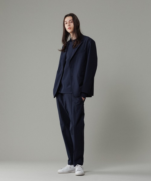 アダムエロペ　パンツスーツ　ブラック　38 ADAM ET ROPE' パンツ 「CORDURA」ジャージー スラックス