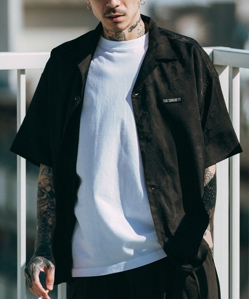 Subciety シャツ Jacquard paisley shirt メンズ レディース Subciety シャツ Jacquard paisley shirt メンズ レディース
