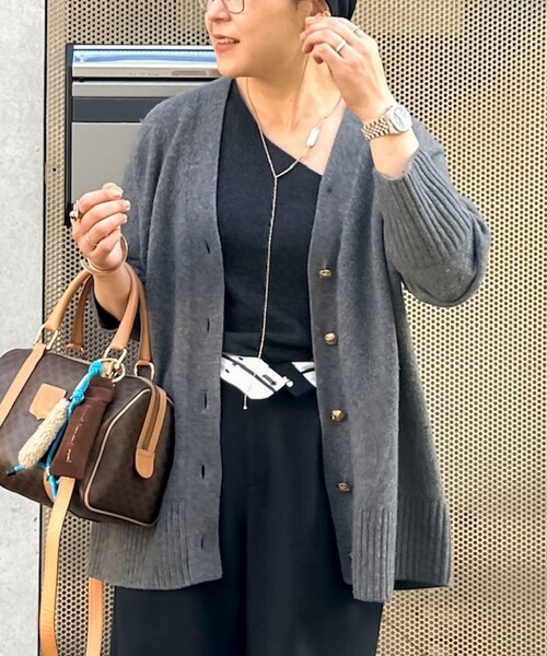 NOLLEY'S カーディガン NOLLEY'S（ノーリーズ） カーディガン 「手洗い可能」ビジュー付き