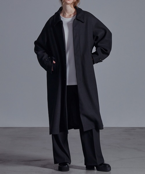 ステンカラーコート　L相当　黒　TOWNCRAFT コーデュロイ TOWNCRAFT（タウンクラフト）の「TOWN CRAFT/タウンクラフト BALMACAAN