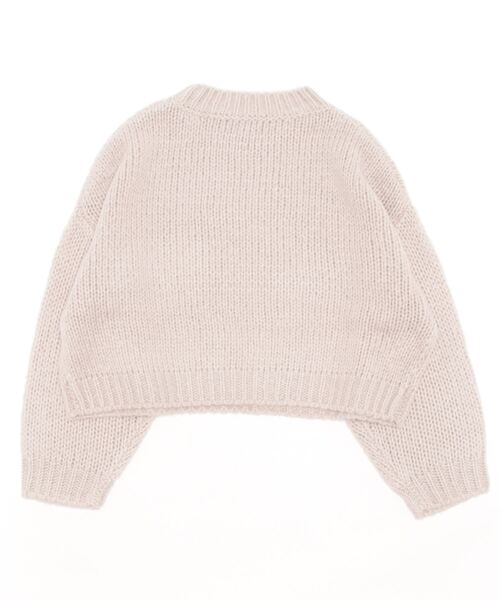 「flower」 長袖ニット FREE グレー レディース_画像2