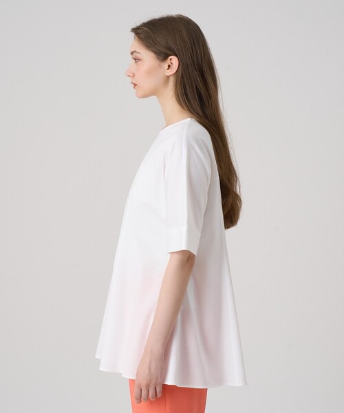 ANAYI tシャツ コットンポンチチュニックプルオーバー