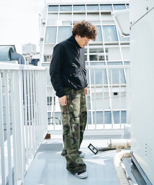 ブルゾン アウター 別注 STAND COLLAR ZIP UP JACKET メンズの画像