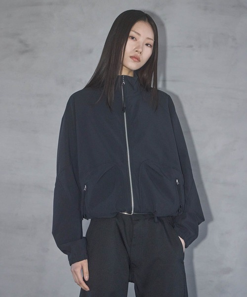 ブルゾン アウター 別注 STAND COLLAR ZIP UP JACKET メンズの画像