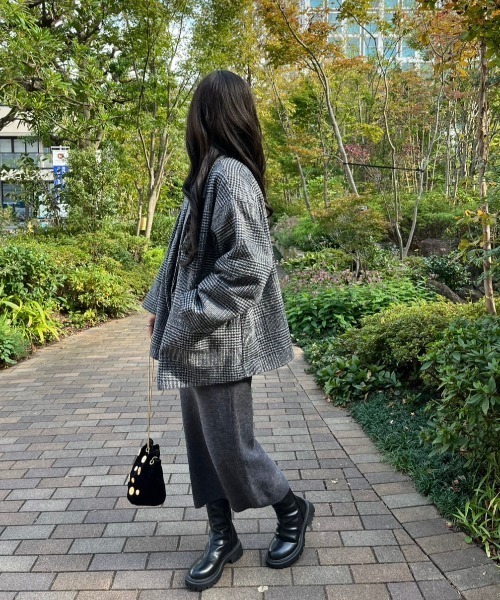 「paravion」 テーラードジャケット FREE ブラウン レディース_画像9