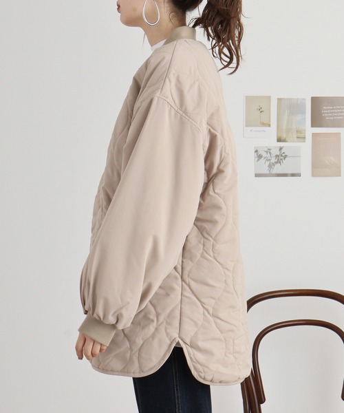 「mitis」 ジャケット M カーキ レディース_画像5