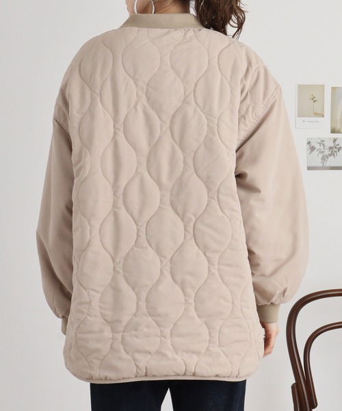 「mitis」 ジャケット M カーキ レディース_画像6