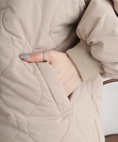 「mitis」 ジャケット M カーキ レディース_画像8