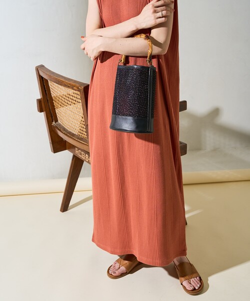 【追跡あり!】ALDO ストライプ バンブー トップ ハンドル バッグ バンブーワンハンドルバッグ （ハンドバッグ）｜＊＊RODE SKO