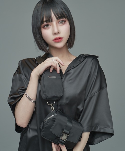 【ADRER】ショルダーバッグ 【新品未使用】 ADRER 「ADRER」 ショルダーバッグ FREE ブラック メンズ