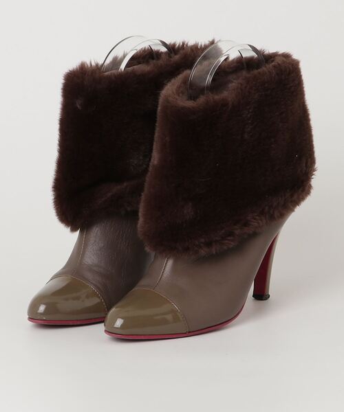 新品DIANA ダイアナ ショートブーツ ブラウン 23cm DIANA（ダイアナ） ショートブーツ 23cm ブラウン レディース