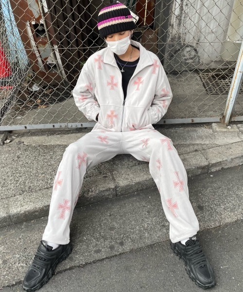 「UNKNOWN LONDON」 イージーパンツ X-SMALL グレー メンズ_画像7