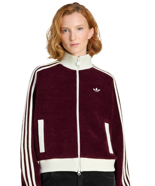 adidas（アディダス） コート アウター adidas VELOUR KNIT TRACK TOP