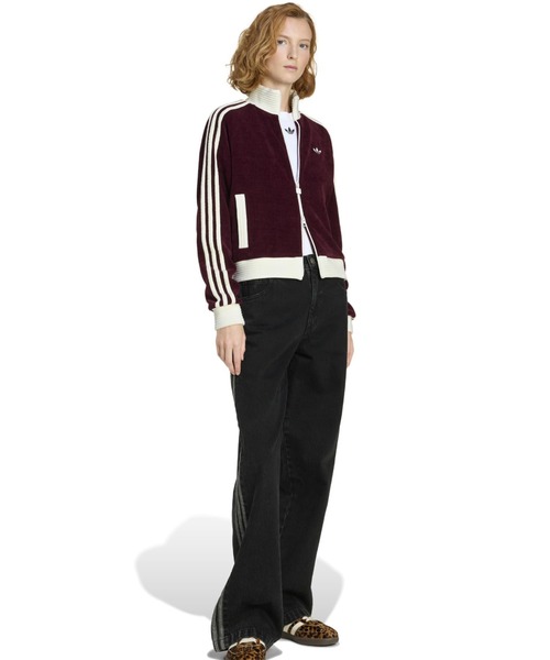 adidas（アディダス） コート アウター adidas VELOUR KNIT TRACK TOP
