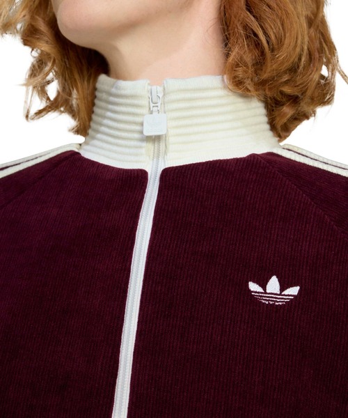 adidas（アディダス） コート アウター adidas VELOUR KNIT TRACK TOP