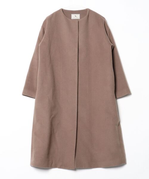 N.natural beauty basic ノーカラーコート N.Natural Beauty Basic（エヌ ナチュラルビューティーベーシック