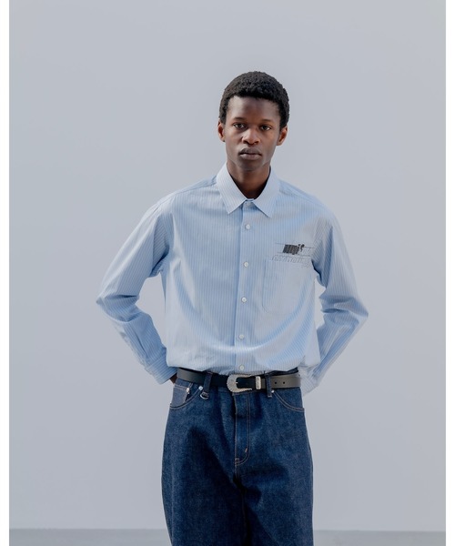 uniform experiment シャツ IN-PROCESS PRINT SHIRT メンズ レディース