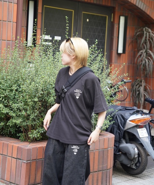 kaoyorinakami ヘンリーネック tシャツ Connie thermal henley tee