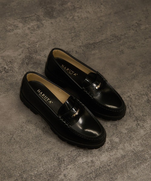 HARUTA ローファー 「HARUTA（ハルタ） for SALON」別注ガラス