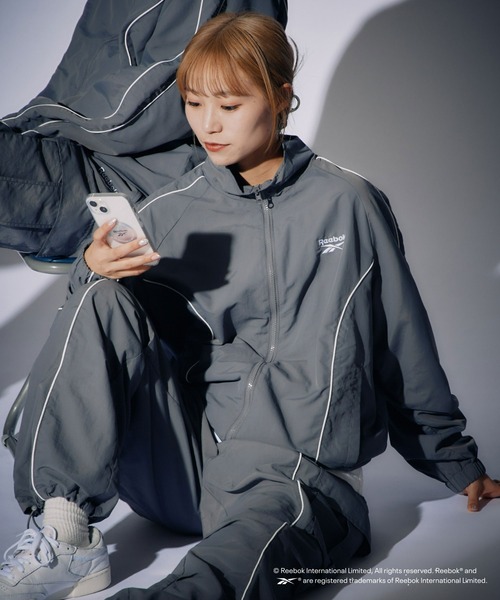 Reebok（リーボック） ナイロンブルゾン MEDIUM チャコールグレー
