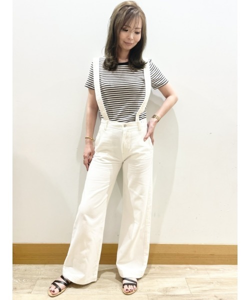 GAP 「GAP」 デニムパンツ 25 ホワイト レディース : ZOZOTOWN
