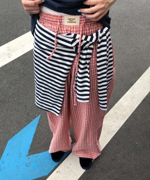 commongullproducts. お休みと行ってきますのパジャマパンツ おやすみと行ってきますのパジャマパンツ（その他パンツ