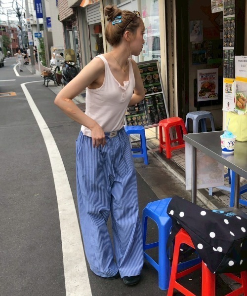 commongullproducts. お休みと行ってきますのパジャマパンツ おやすみと行ってきますのパジャマパンツ（その他パンツ
